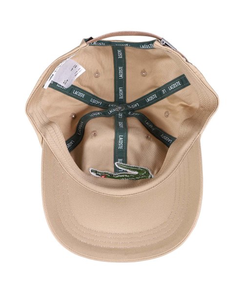 LACOSTE(ラコステ)/ラコステ LACOSTE キャップ 帽子 メンズ レディース BIG CROCODILE CAP ブラック ネイビー ベージュ 黒 L1231/img04