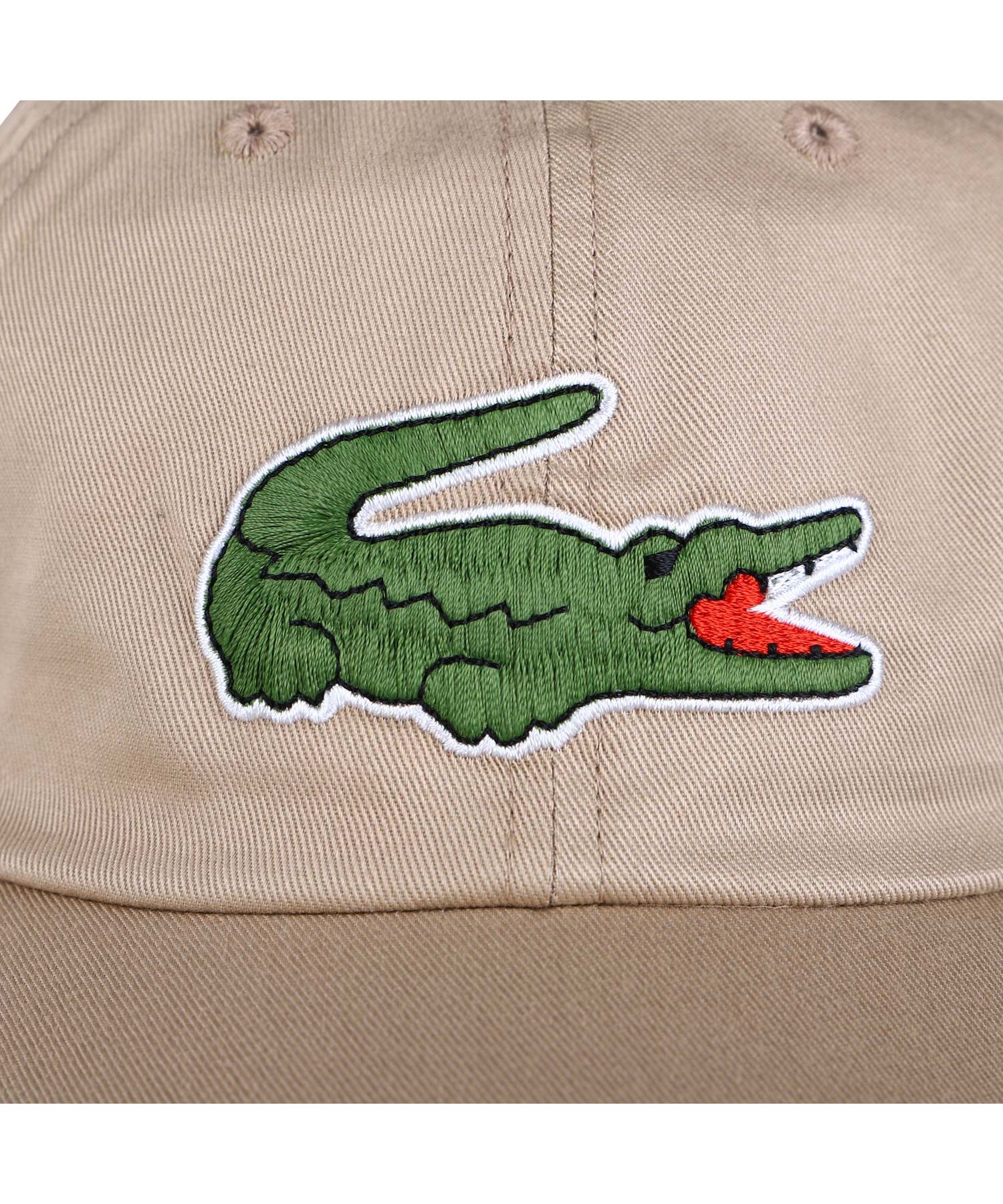 ラコステ LACOSTE キャップ 帽子 メンズ レディース BIG CROCODILE CAP ブラック ネイビー ベージュ 黒 L1231