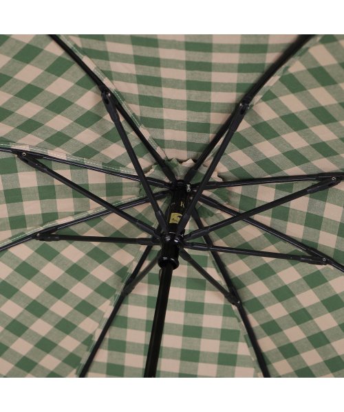 WAKAO(ワカオ)/ワカオ WAKAO 日傘 雨傘 折りたたみ レディース 晴雨兼用 軽量 UVカット 撥水加工 天然素材 日本製 GINGHAMCHECK FOLDING UMB/img11
