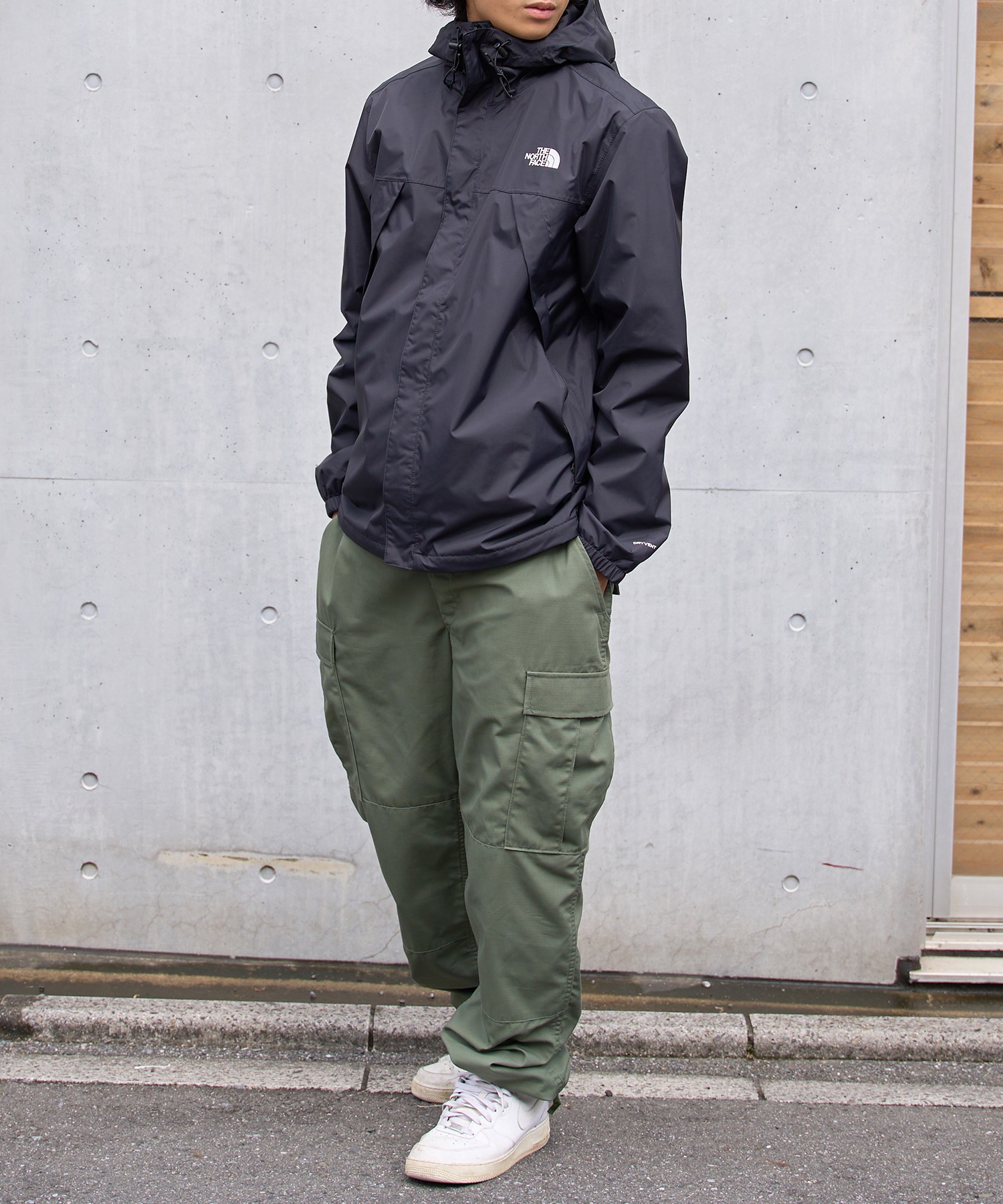 ノースフェイス HYVENT ナイロンコート カーキ レディースL 楽天市場】ノースフェイスTHE NORTH FACEレディース コートL