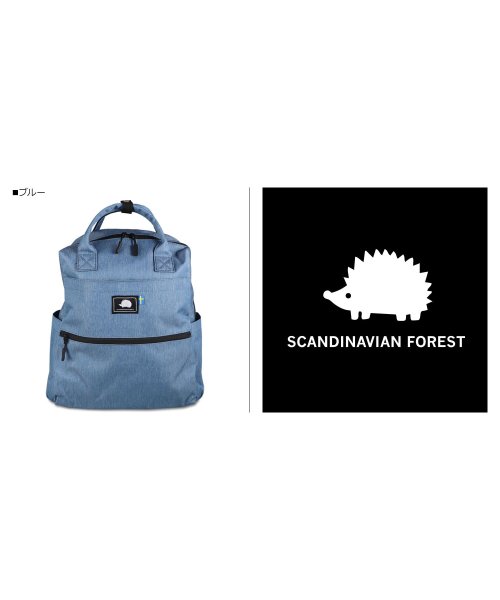 SCANDINAVIAN FOREST(スカンジナビアンフォレスト)/ スカンジナビアンフォレスト SCANDINAVIAN FOREST リュック バッグ バックパック メンズ レディース 通勤 通学 BACKPACK ブラック/img03