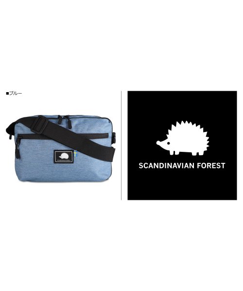 SCANDINAVIAN FOREST(スカンジナビアンフォレスト)/ スカンジナビアンフォレスト SCANDINAVIAN FOREST ショルダーバッグ メンズ レディース 斜めがけ 小さめ SHOULDER BAG ブラック/img03