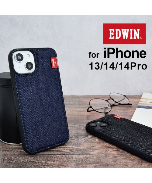 EDWIN(EDWIN)/iphone14 14pro iphone13 エドウィン EDWIN 背面ケース タグデニム エドウイン スマホケース iPhone/img12