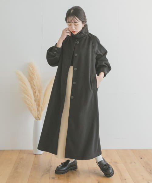 ITEMS URBANRESEARCH(アイテムズ アーバンリサーチ（レディース）)/スタンドカラーコート/img15