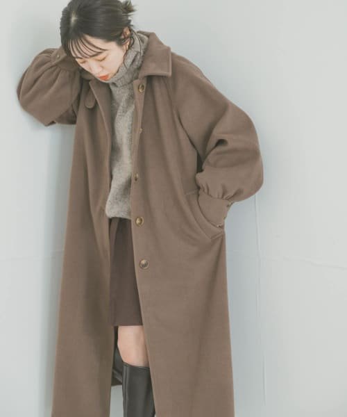 ITEMS URBANRESEARCH(アイテムズ アーバンリサーチ（レディース）)/スタンドカラーコート/img38