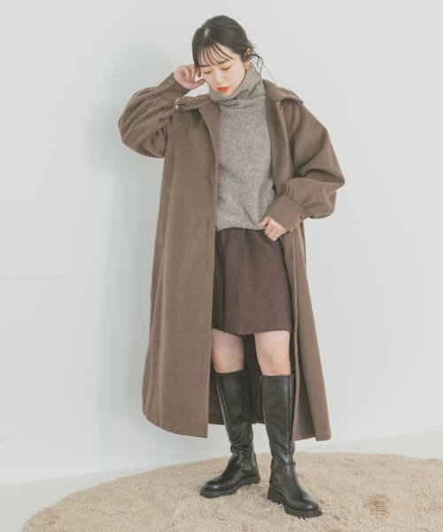 ITEMS URBANRESEARCH(アイテムズ アーバンリサーチ（レディース）)/スタンドカラーコート/img39