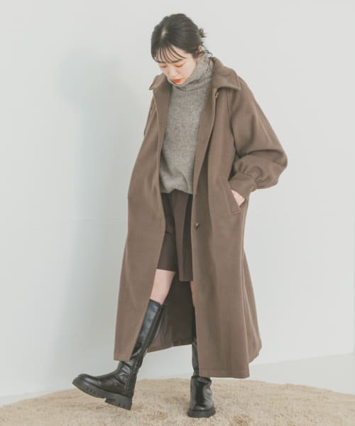 ITEMS URBANRESEARCH(アイテムズ アーバンリサーチ（レディース）)/スタンドカラーコート/img40