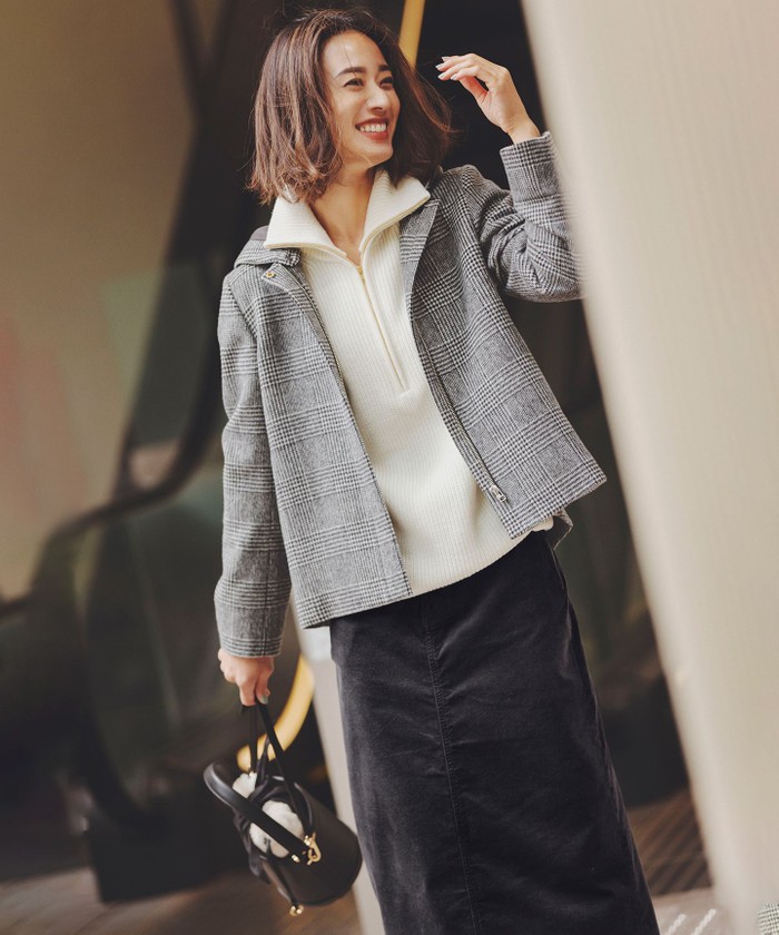 CLASSY.1月号掲載】レザーバケット ショルダーバッグ(504964225)|阪急