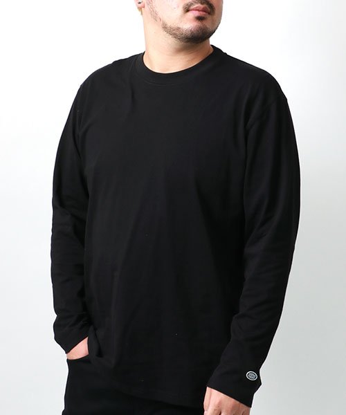 MARUKAWA(大きいサイズのマルカワ)/【DISCUS】ディスカス 大きいサイズ 2L 3L 4L 5L 長袖 無地 Tシャツ メンズ カジュアル ロンT シンプル 綿 コットン/img08