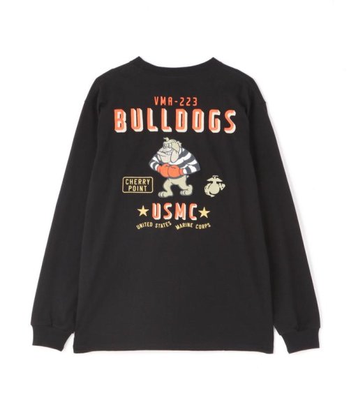 AVIREX(AVIREX)/BULLDOG LONG SLEEVE T－SHIRT / ブルドッグ 長袖 Tシャツ/img10