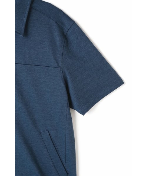 TORNADO MART(トルネードマート)/BLUE TORNADO∴メランジカノコ胸切替半袖コーチジャケット/img10