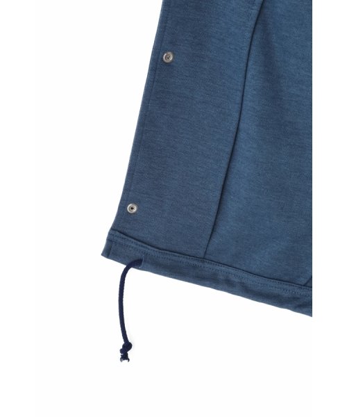 TORNADO MART(トルネードマート)/BLUE TORNADO∴メランジカノコ胸切替半袖コーチジャケット/img12
