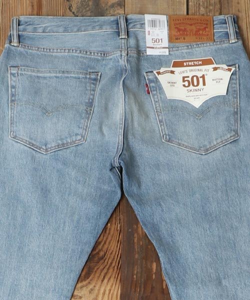 marukawa shonan(marukawa shonan)/【Levi's/リーバイス】501スキニー ストレッチ ジーンズ デニム /34268 インディゴ デニムパンツ ジーパン メンズ ボトムス/img29