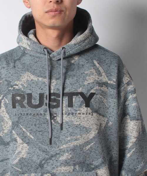 RUSTY(ラスティ（メンズ）)/【セットアップ対応商品】【RUSTY】 MENSスウェットパーカー/img04