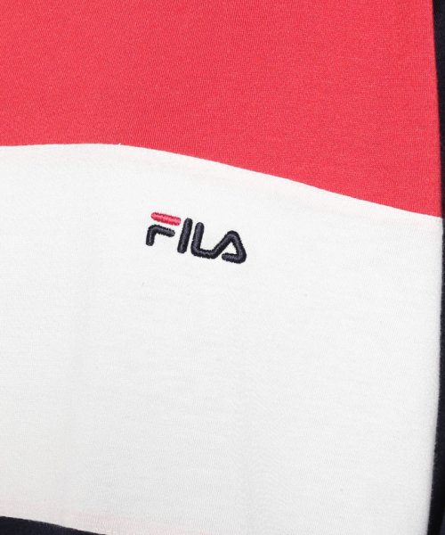 FILA（Casual）(フィラ（カジュアル）)/配色切り替え バックプリント ロングスリーブTシャツ / ロンT  メンズ/img06