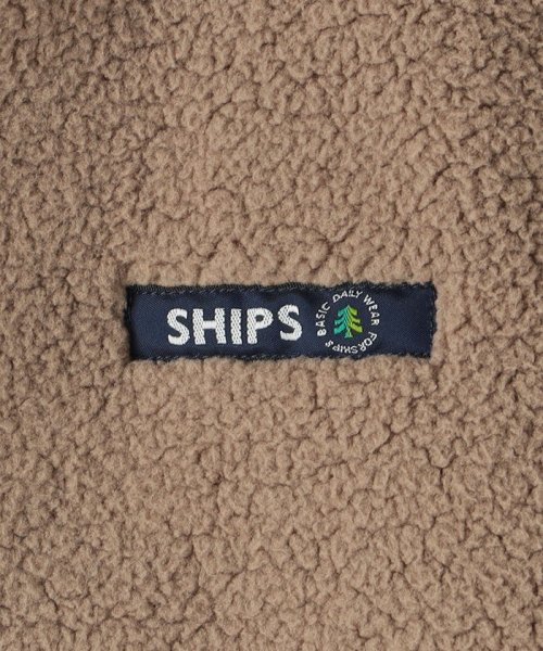 SHIPS KIDS(シップスキッズ)/SHIPS KIDS:100～130cm / 〈撥水/手洗い可能〉ボーイズ ボア リバーシブル ベスト/img11