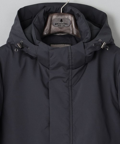 【37.5Tech】中綿フーデッドブルゾンコート 
