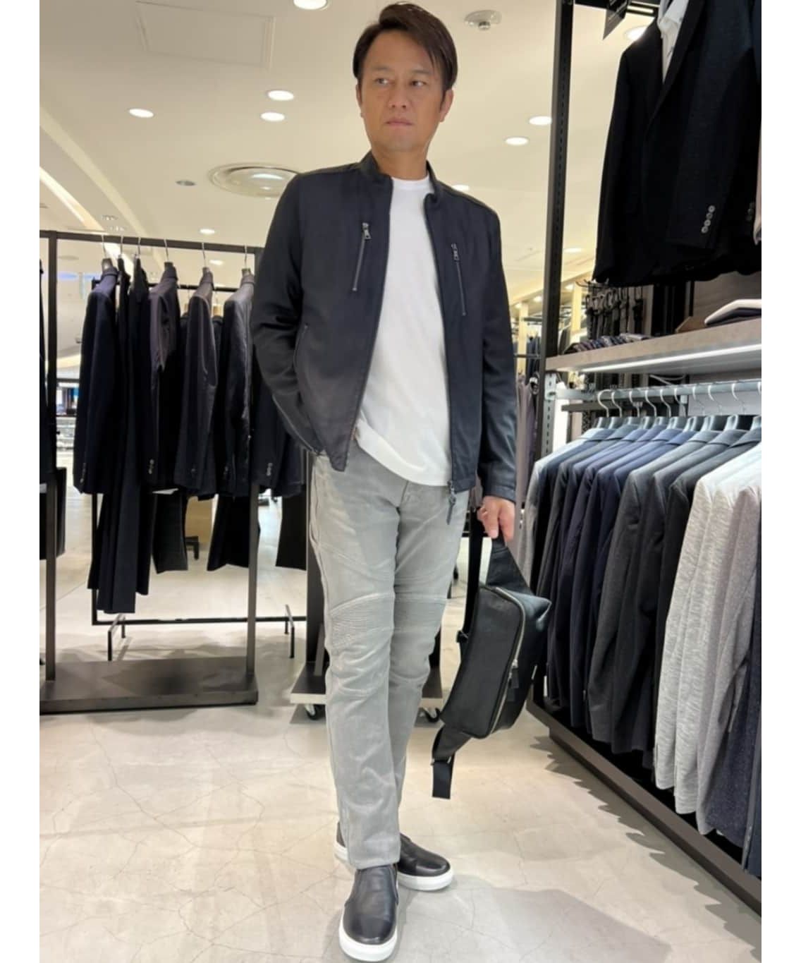 セール】ナッパランレザーブルゾン(504816502) | エポカ ウォモ(EPOCA