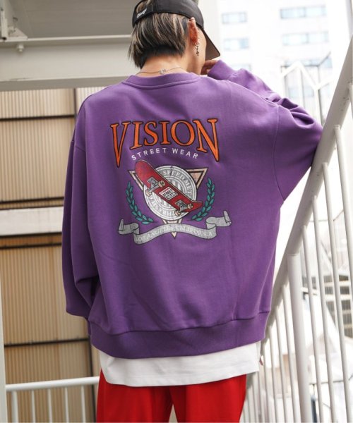 VENCE　EXCHANGE(ヴァンス　エクスチェンジ)/VISION STREET WEAR ビジョンストリートウェア スケボー刺繍トレーナー/img29