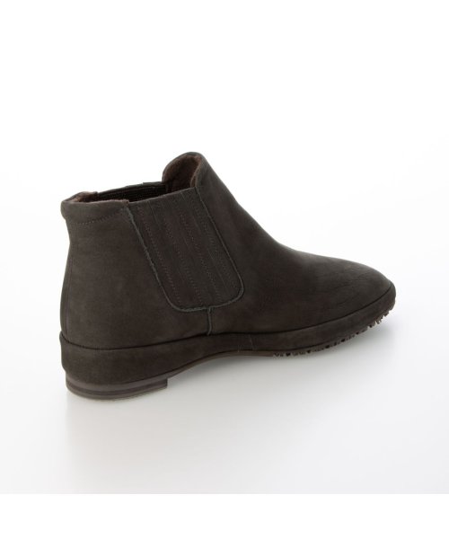 サイドゴアシンプルショートブーツ 