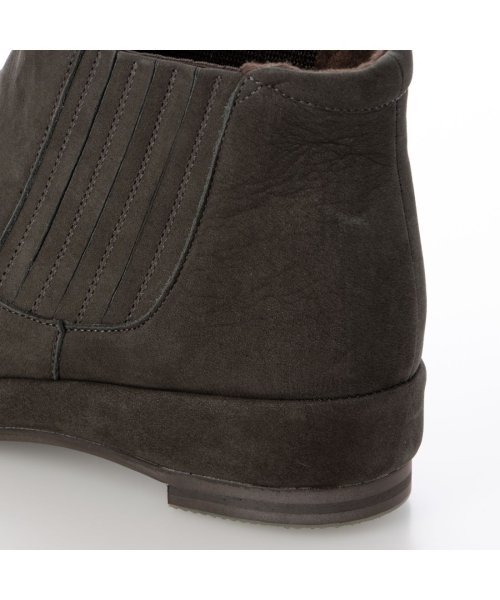 サイドゴアシンプルショートブーツ 