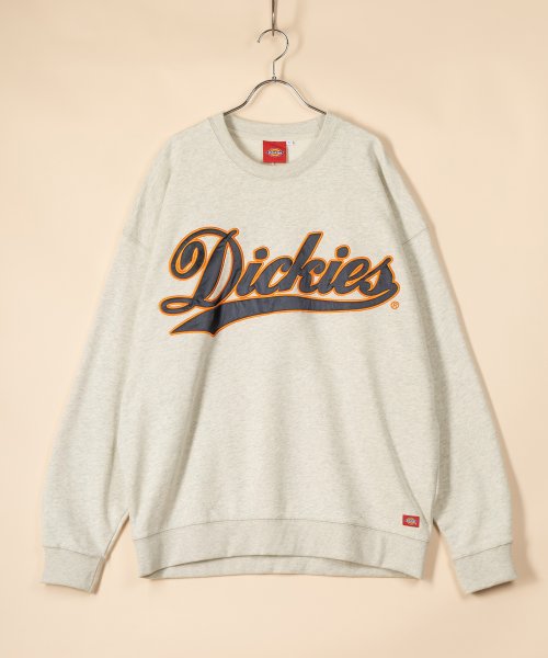 Dickies(Dickies)/【Dickies】 ディッキーズ サテンワッペン刺繍 ビッグカレッジロゴ スウェット/アメカジ/ストリート/ビッグシルエット/22AW/img02