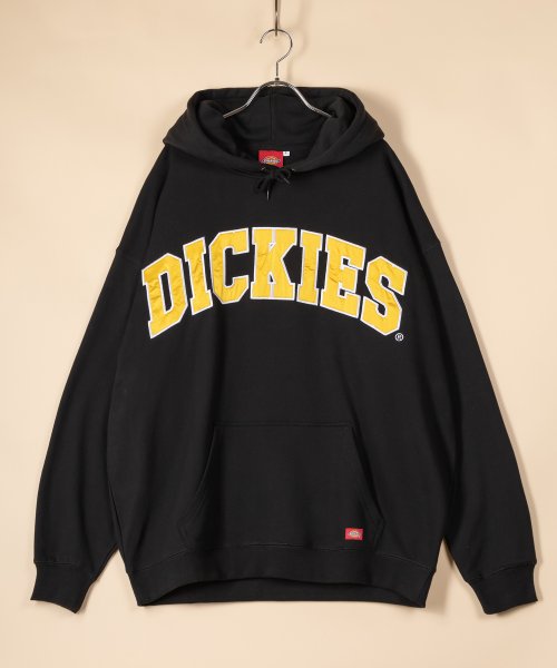 Dickies(Dickies)/【Dickies】 ディッキーズ サテンワッペン刺繍 ビッグカレッジロゴ プルパーカー/アメカジ/ストリート/ビッグシルエット/22AW/img01