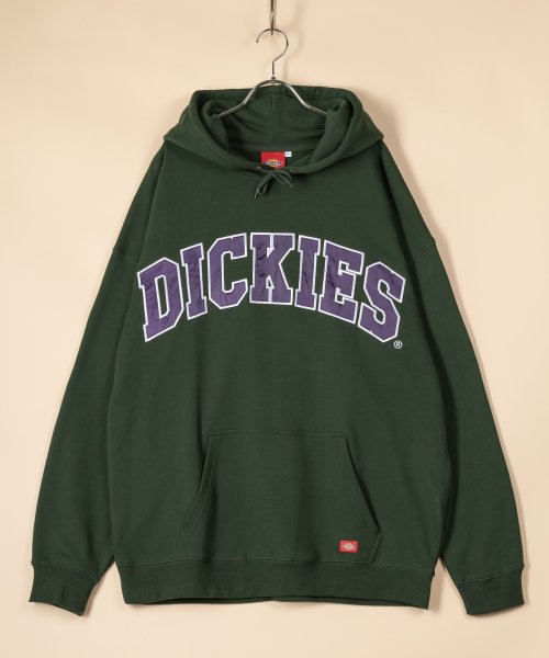 Dickies(Dickies)/【Dickies】 ディッキーズ サテンワッペン刺繍 ビッグカレッジロゴ プルパーカー/アメカジ/ストリート/ビッグシルエット/22AW/img04