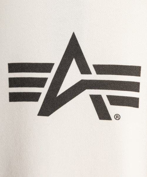 ALPHA INDUSTRIES(アルファインダストリーズ)/【ALPHA】 アルファ FLYING A MARKプリント クルーネック　長袖スウェット/裏起毛/ミリタリー/アメカジ/定番　/img06