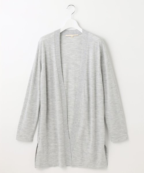 【洗える】CARIAGGI スーパーエクストラファインメリノ ニットカーディガン 