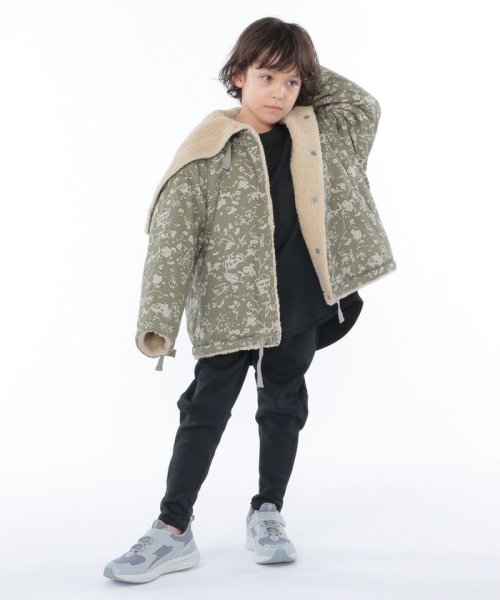 SHIPS KIDS(シップスキッズ)/MOUN TEN.:110～140cm / リーフ カモ×ボア セーラー フーディー/img04