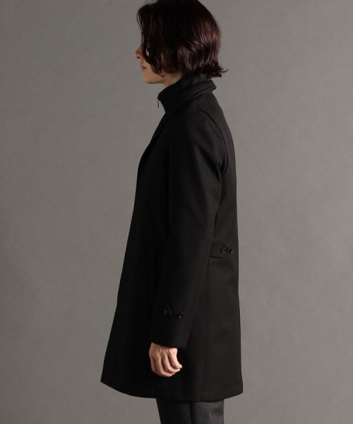 レイヤードライナー付スタンドカラーコート 