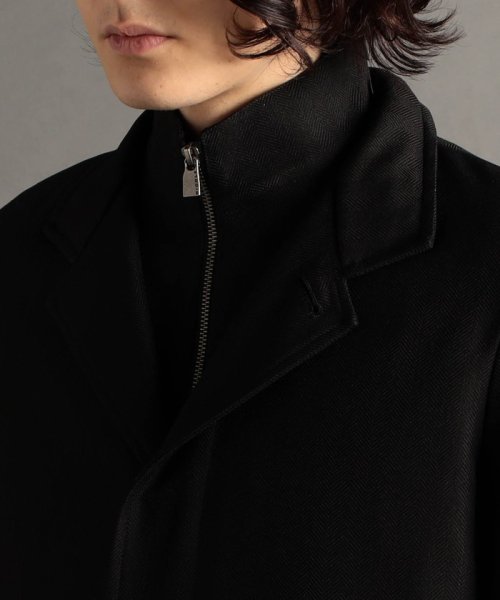 レイヤードライナー付スタンドカラーコート 