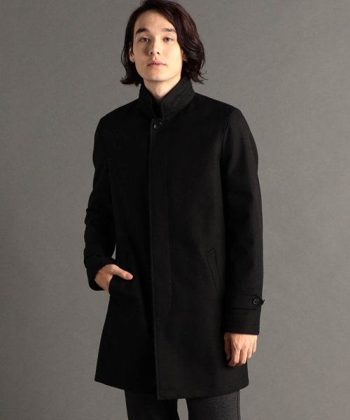 レイヤードライナー付スタンドカラーコート 