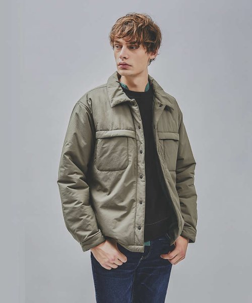 【別注 DESCENTE / デサント】ライトパフ シャツブルゾン 別注 DESCENTE H88