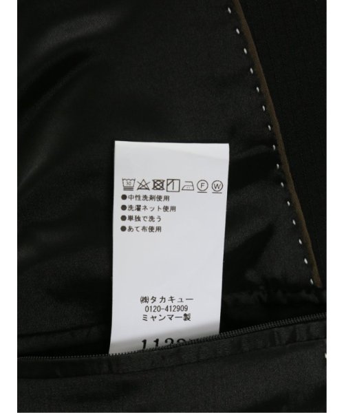 TAKA-Q(タカキュー)/ストレッチウォッシャブル レギュラーフィット 2ボタン2パンツスーツ チェック黒/img13