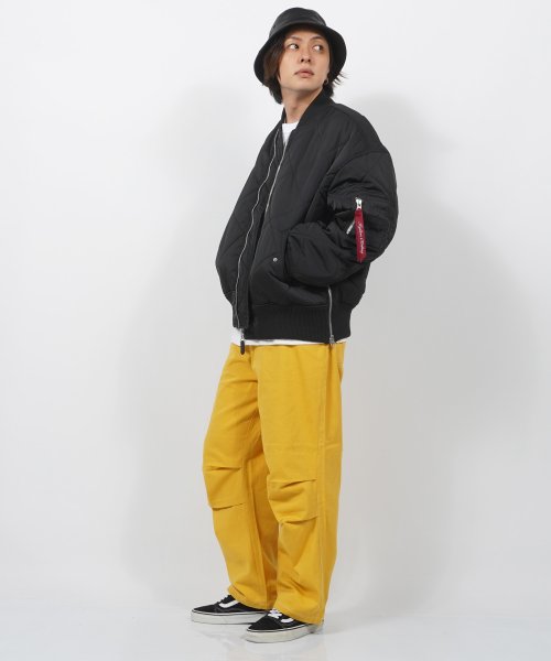 1111clothing(ワンフォークロージング)/MA－1 メンズ ma1 レディース ダウンジャケット 中綿 ジャケット オーバーサイズ アウター ブルゾン ビッグシルエット 長袖 ミリタリー ジャンバー 防/img11