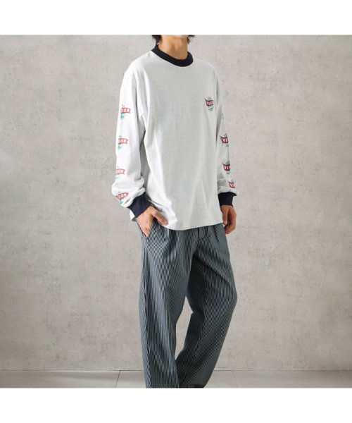 MAC HOUSE(men)(マックハウス（メンズ）)/VISION STREET WEAR ヴィジョンストリートウェア 袖プリントロングスリーブTシャツ 2705010/img03