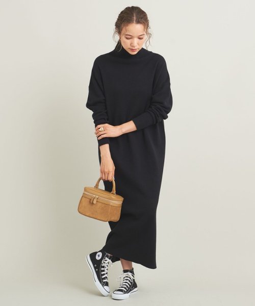 ビューティアンドユース ユナイテッドアローズ Beauty Youth United Arrows ミラノリブ タートルネックニットワンピース ウォッシャブル Magaseek