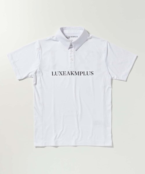 LUXEAKMPLUS(LUXEAKMPLUS)/LUXEAKMPLUS(リュクスエイケイエムプラス)ゴルフ フロントロゴ半袖ポロシャツ【ゴルフ】/img23