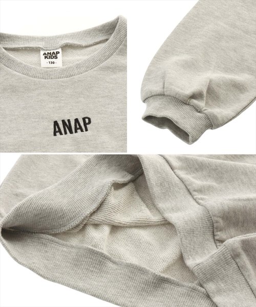 ANAP KIDS(アナップキッズ)/10色展開ミニ裏毛トレーナー/img18