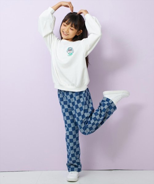 ANAP KIDS(アナップキッズ)/ワンポイント刺繍ミニ裏毛トレーナー/img02