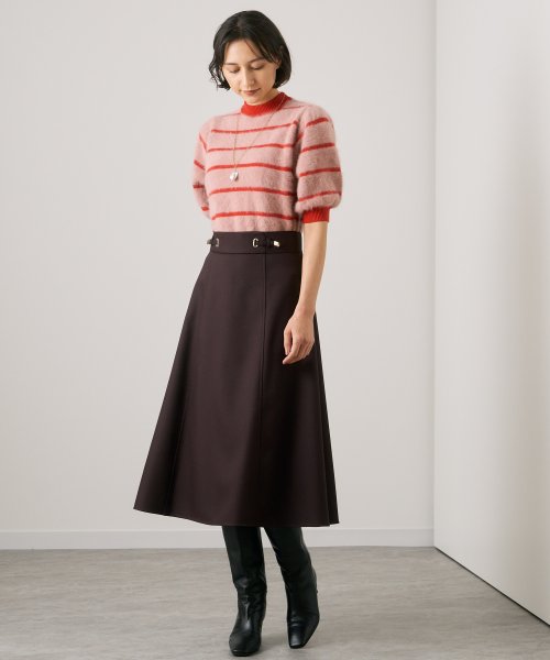 セール】ブライトツイルベルトモチーフスカート(504893515) | アナイ  