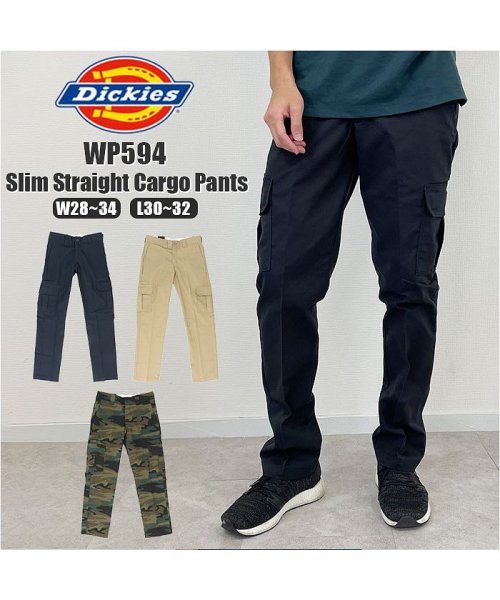 BACKYARD FAMILY(バックヤードファミリー)/Dickies ディッキーズ Slim Straight Cargo Pants WP594/img01