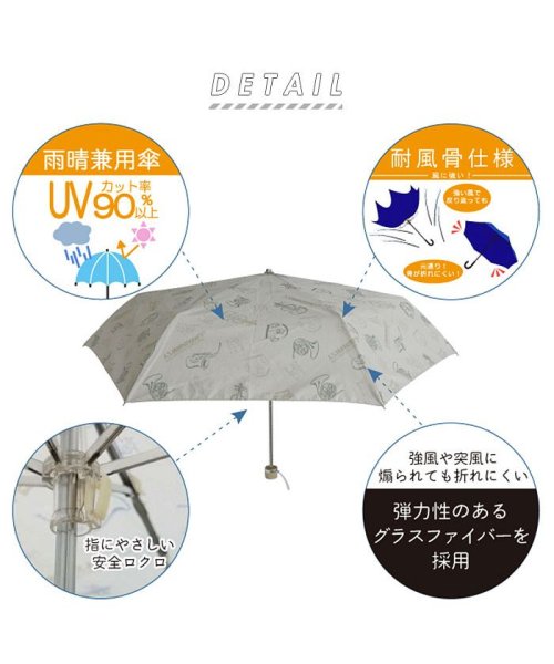 BACKYARD FAMILY(バックヤードファミリー)/A S Manhattaners 雨晴兼用 折りたたみ傘/img02