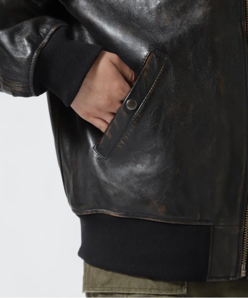 AVIREX(AVIREX)/AGED LEATHER BLOUSON TOMCATTERS / エイジド レザー ブルゾン トムキャッターズ/img11