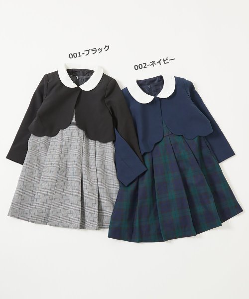 devirock(デビロック)/フォーマル ドレス 2点セット 子供服 キッズ 女の子 フォーマルウェア フォーマルスーツセット 入学式 卒業式 入園式 卒園式 結婚式 発表会  /img01