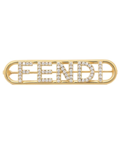 FENDI(フェンディ)/フェンディ ブローチ アクセサリー フェンディグラフィ ゴールド ホワイト レディース FENDI 8AH614 A44G F089U/img03