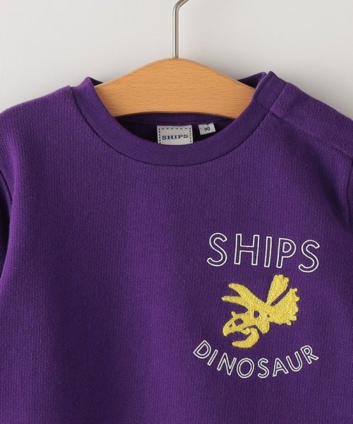 SHIPS KIDS(シップスキッズ)/SHIPS KIDS:90cm / ミニ裏毛 恐竜 ワンポイント TEE/img02