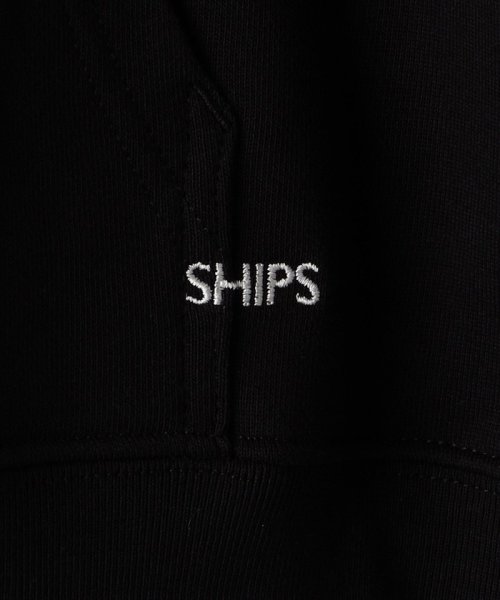 SHIPS MEN(シップス　メン)/*SHIPS: マイクロ SHIPS 刺繍 ロゴ 裏毛 スウェット ジップ パーカー/img59